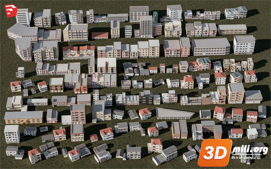 Environment element Skp Files 